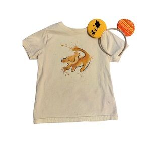 Lion King Simba shirt plus ears